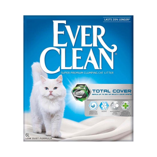 Ever Clean Super Premium Clumping Cat Litter Total Cover New Hygiene Plus Product Front Image